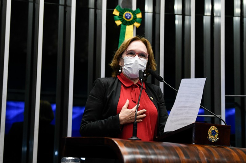 Para Zenaide Maia, a proibição do uso da tese de legítima defesa da honra nos crimes contra a mulher representa a virada de "uma página vergonhosa da nossa história" - Roque de Sá/Agência Senado