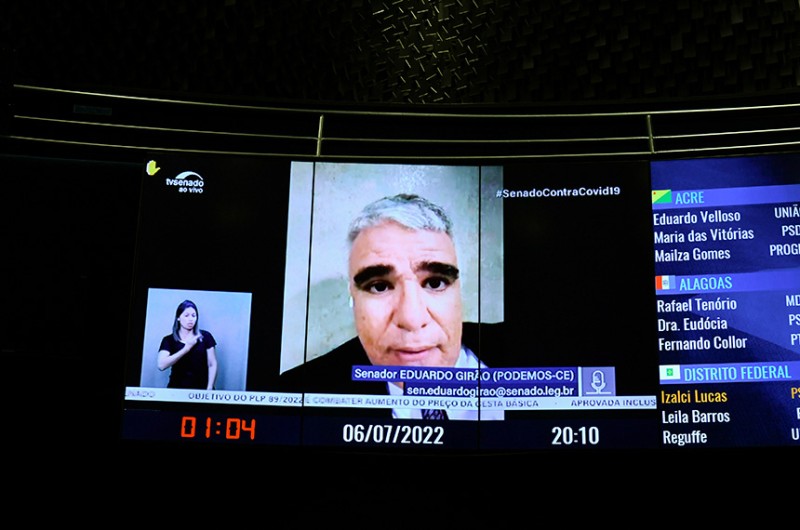 Eduardo Girão, sobre a ausência de ministros do STF em debate: o Senado merece respeito - Roque de Sá/Agência Senado