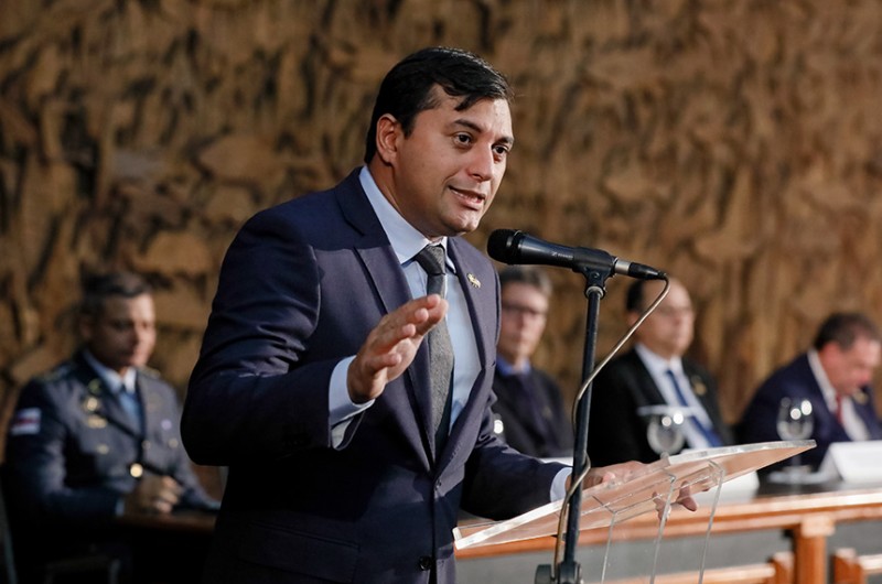 Gestão do governador do Amazonas, Wilson Lima, é alvo da Operação Sangria, da Polícia Federal, que investiga desvio de recursos para o enfrentamento da pandemia - Isac Nóbrega/PR