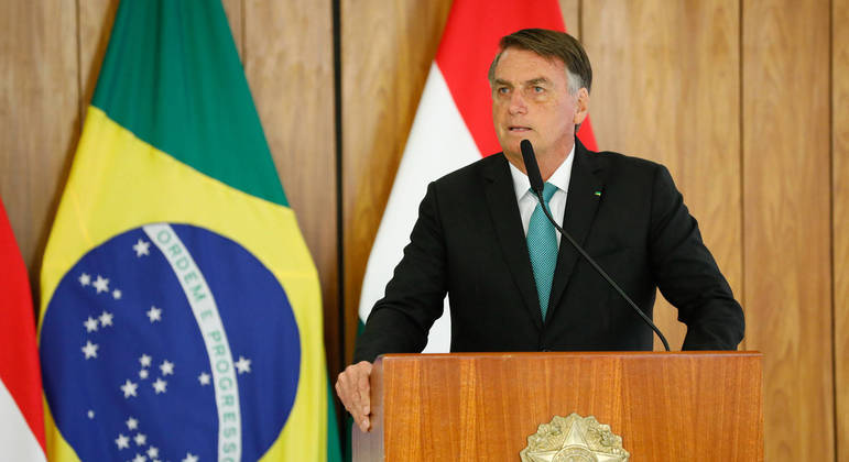 O presidente Jair Bolsonaro ALAN SANTOS/PR - 20.6.2022