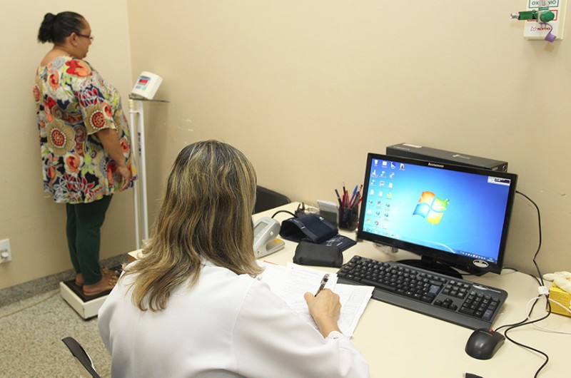 Atendimento em clínica especializada em diabetes e obesidade, da rede pública de saúde de Brasília - Toninho Tavares/Agência Brasília