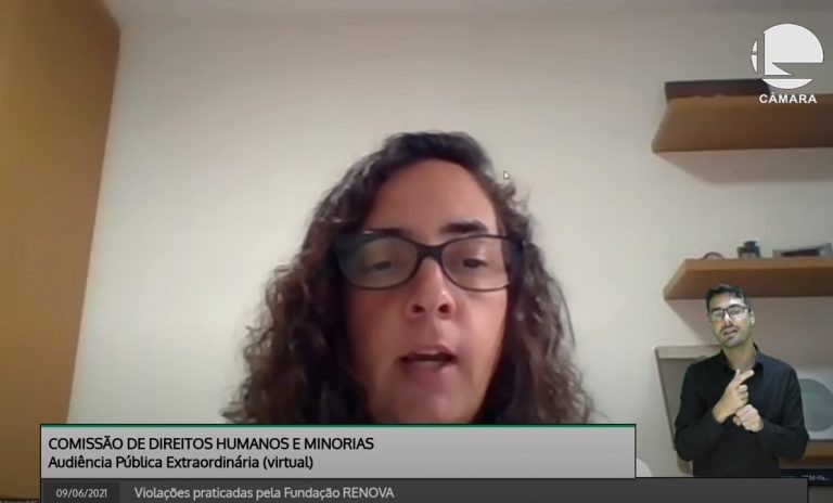 Flavia Torres: Vale vem tratando o assunto com descaso - (Foto: Reprodução / TV Câmara )