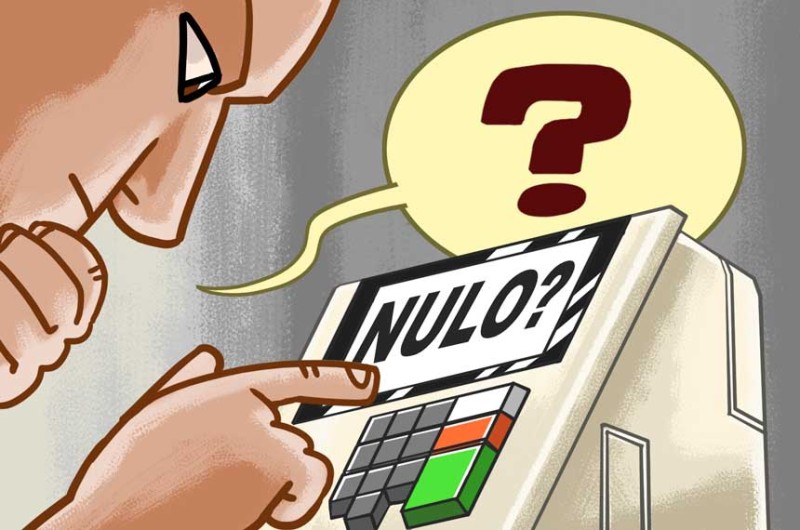 De acordo com a Constituição, votos brancos e nulos não são contados como válidos - Arte: Agência Senado