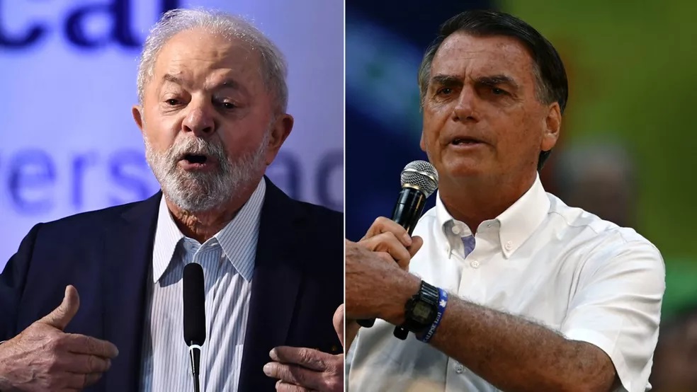 Lula e Bolsonaro — Foto: Evaristo Sa e Mauro Pimentel/AFP