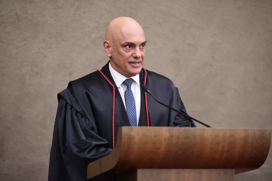 Alexandre de Moraes discursa durante posse no TSE Antonio Augusto/Secom/TSE