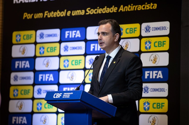 Pacheco participou de seminário da CBF sobre combate ao racismo e à violência no futebol - Lucas Figueiredo/CBF