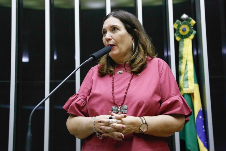 A autora da proposta, deputada Bia Kicis - (Foto: Elaine Menke/Câmara do Deputados)