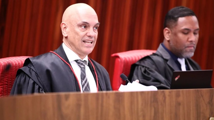 Alexandre de Moraes, presidente do TSE Alejandro Zambrana/Secom/TSE Alexandre de Moraes, presidente do TSE