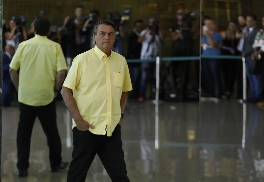 O presidente Jair Bolsonaro, no Palácio da Alvorada Cristiano Mariz/Agência O Globo