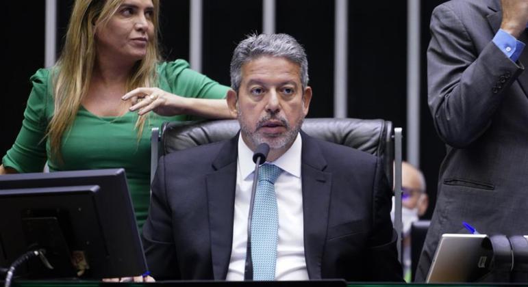 O presidente da Câmara, Arthur Lira, durante sessão do plenário da casa PABLO VALADARES/CÂMARA DO DEPUTADOS - 22.11.2022