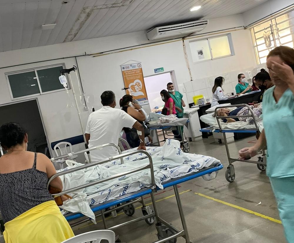 A urgência e emergência do Hospital de Patos esteve bem movimentada