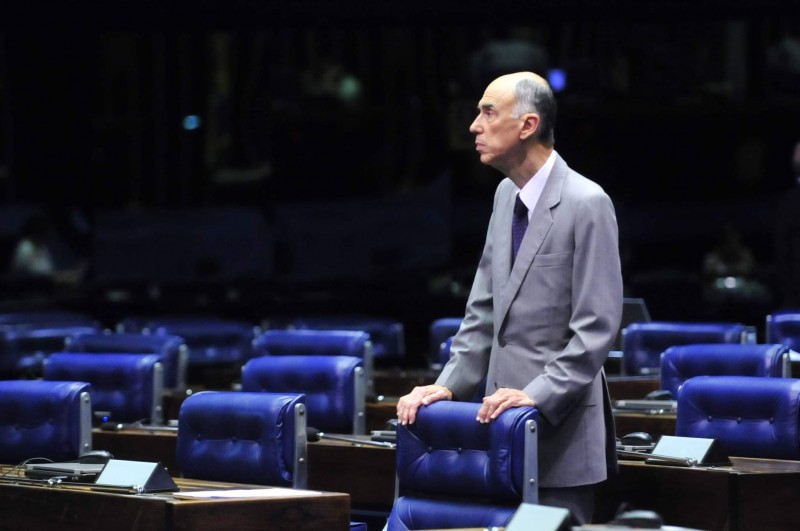Marco Maciel no Plenário do Senado, durante seu último mandato como senador, que se encerrou em 2011 - Agência Senado