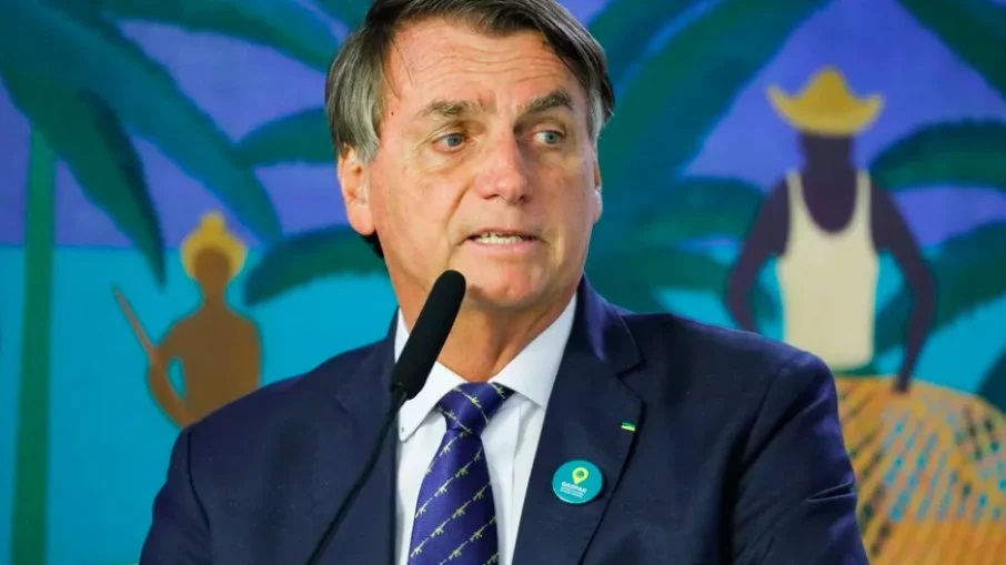 Isac Nóbrega/PR O ex-presidente Jair Bolsonaro, em cerimônia no Palácio do Planalto
