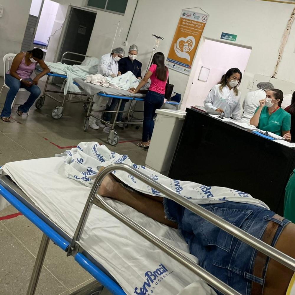 O plantão do final de semana registrou 206 atendimentos na Urgência e Emergência do Complexo de Patos