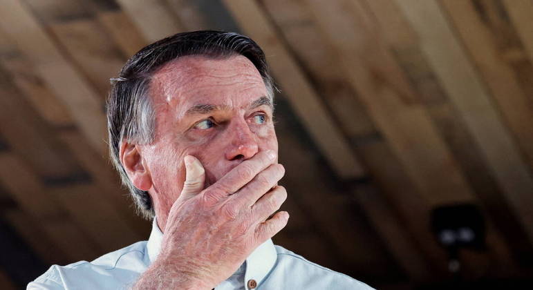 Ex-presidente Jair Bolsonaro durante evento em Orlando, na Flórida, nos Estados Unidos, onde está desde dezembro JOE SKIPPER/REUTERS – 31.01.2023