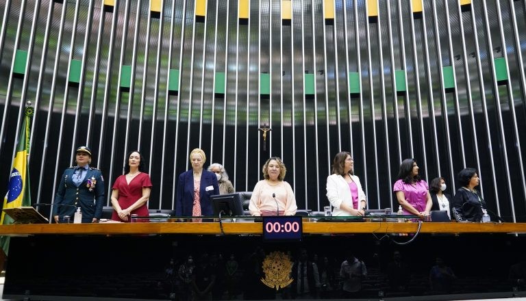 A representatividade feminina na política será um dos temas debatidos por parlamentares - (Foto: Pablo Valadares / Câmara dos Deputados)