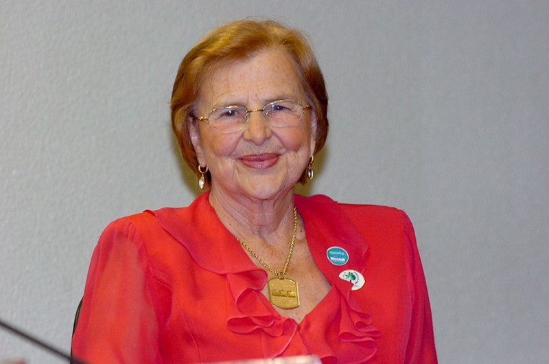Fundadora da Pastoral da Criança, Zilda Arns foi indicada ao Prêmio Nobel da Paz em três ocasiões - Márcia Kalume/Agência Senado