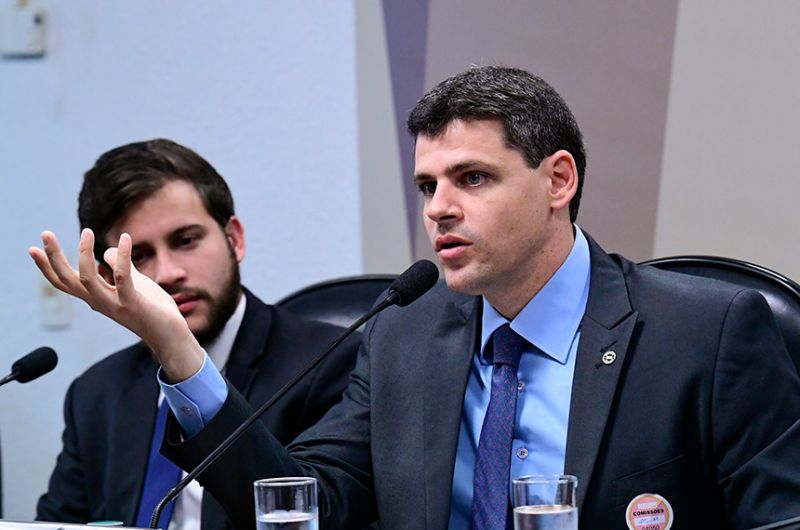 Bruno Funchal em audiência pública no Senado em 2019; secretário especial do Ministério da Economia substituirá Paulo Guedes nesta segunda, na reunião da Comissão da Covid-19 - Geraldo Magela/Agência Senado