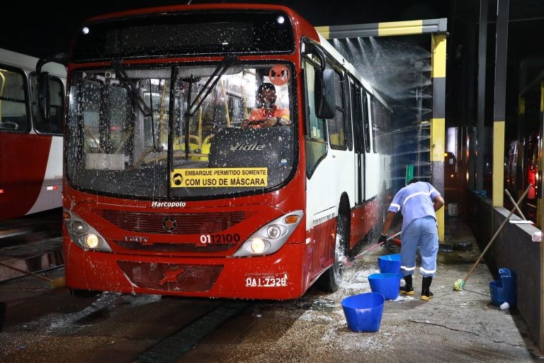 Transporte público teve queda de 80% na demanda durante o primeiro ano da pandemia - (Foto: Prefeitura de Manaus)