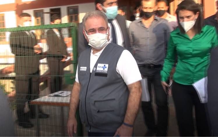 O ministro Marcelo Queiroga, em evento no Vale do Ribeira - (Foto: Reprodução/RecordTV-28-05/2021)