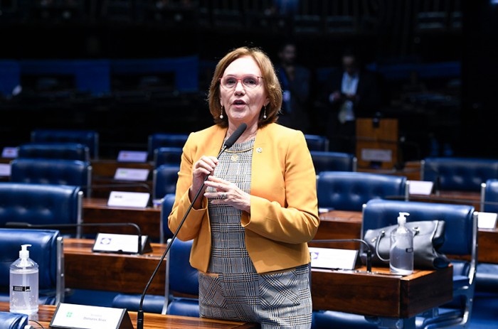 A senadora Zenaide Maia foi a relatora da proposta e a defendeu em Plenário - Jefferson Rudy/Agência Senado
