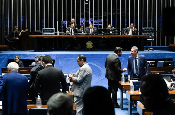 O Plenário do Senado durante as votações desta terça-feira - Jefferson Rudy/Agência Senado