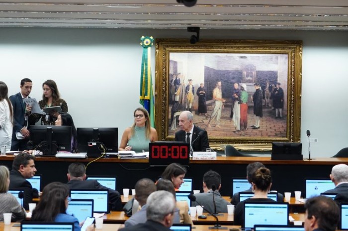 Reunião da CCJ de ontem terminou sem votações - (Foto: Pablo Valadares/Câmara dos Deputados)