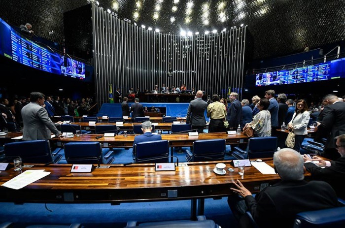 Senadores voltam a se reunir na manhã de quinta, com dois itens na pauta de votações - Foto: Jefferson Rudy/Agência Senado