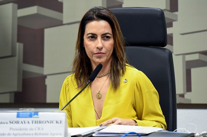 Presidente da comissão, Soraya Thronicke foi a relatora do projeto - Foto: Jefferson Rudy/Agência Senado