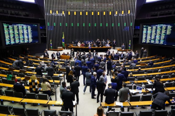 Sessão do Plenário da Câmara dos Deputados - (Foto: Pablo Valadares/Câmara dos Deputados)
