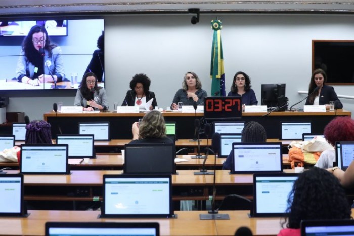 Audiência debateu a aplicação da lei de combate à pobreza menstrual - (Foto: Bruno Spada/Câmara dos Deputados)