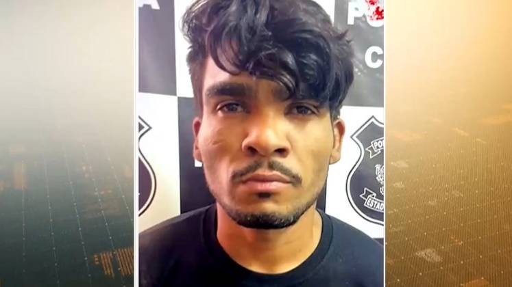 O serial killer Lázaro Barbosa é apontado como autor de uma chacina - (Foto: Reprodução/ Record TV)