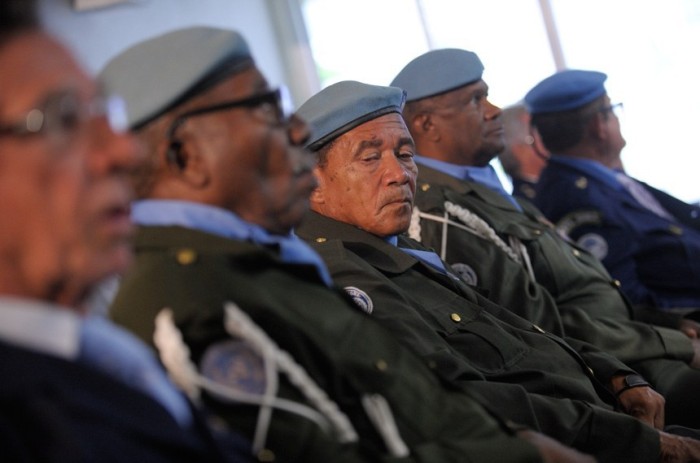 Veteranos do Batalhão Suez compareceram ao Senado em 2014 durante a votação da matéria pela Comissão de Relações Exteriores e Defesa Nacional (CRE)