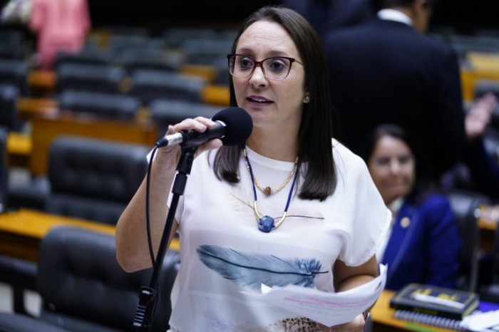 A autora do projeto, deputada Renata Abreu - (Foto: Pablo Valadares/Câmara dos Deputados)