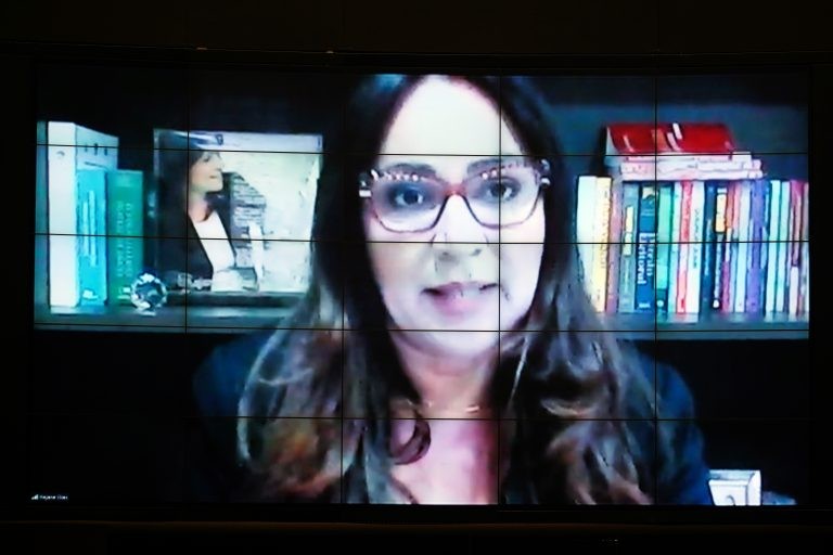 Rejane Dias concorda que é preciso conhecer o tamanho da população de albinos no País - (Foto: Pablo Valadares/Câmara dos Deputados)