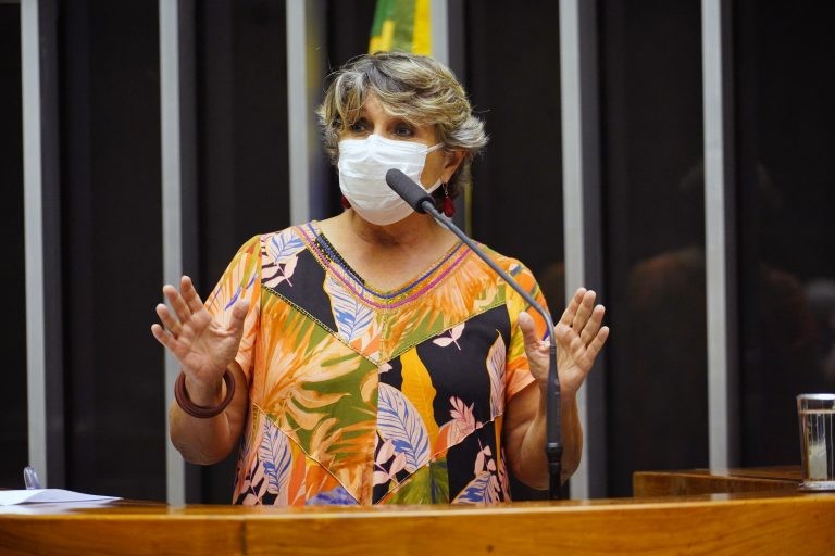 Kokay ressalta que a proposta não aumenta gastos - (Foto: Pablo Valadares/Câmara dos Deputados)