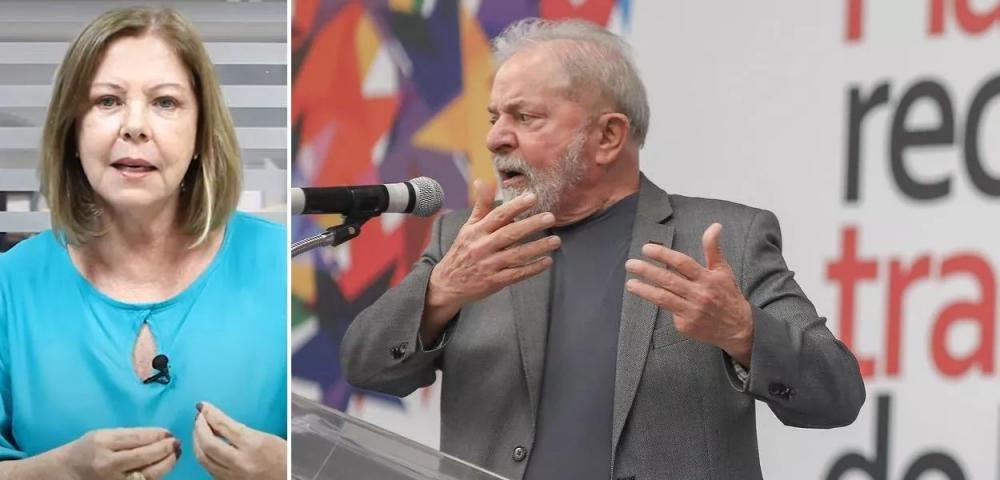 Eliane Cantanhêde e Lula (Foto: Reprodução | Ricardo Stuckert)