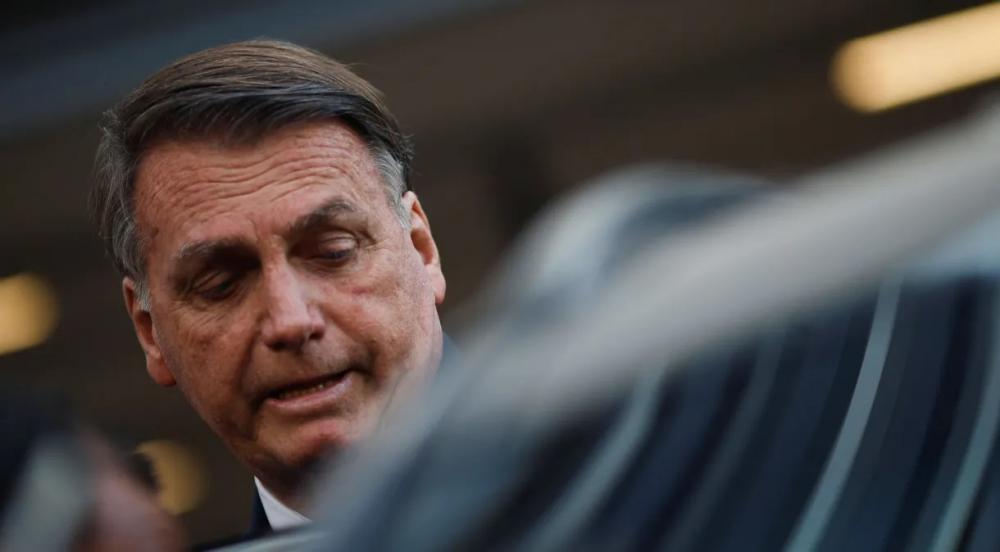 Depoimento do ex-presidente durou apenas 15 minutos 12/7/2023 - Adriano Machado/Reuters