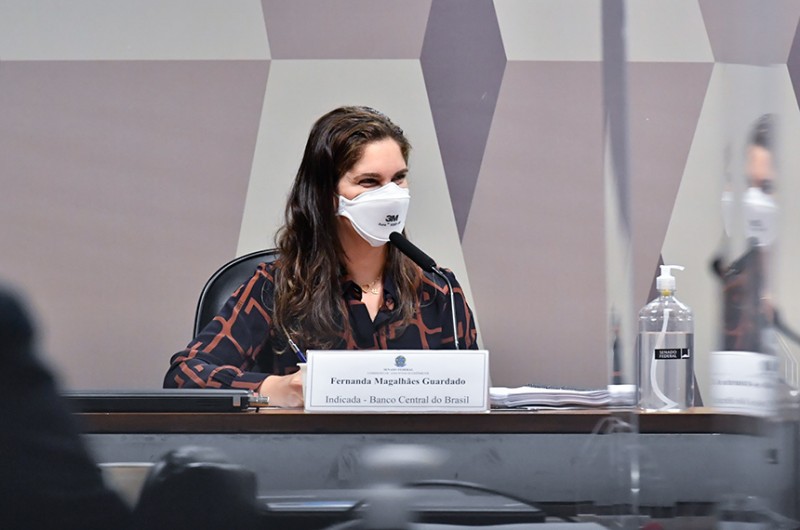 Fernanda Guardado teve o nome aprovado pela Comissão de Assuntos Econômicos (CAE) para a diretoria colegiada do Banco Central. Indicação vai para análise do Plenário - Waldemir Barreto/Agência Senado