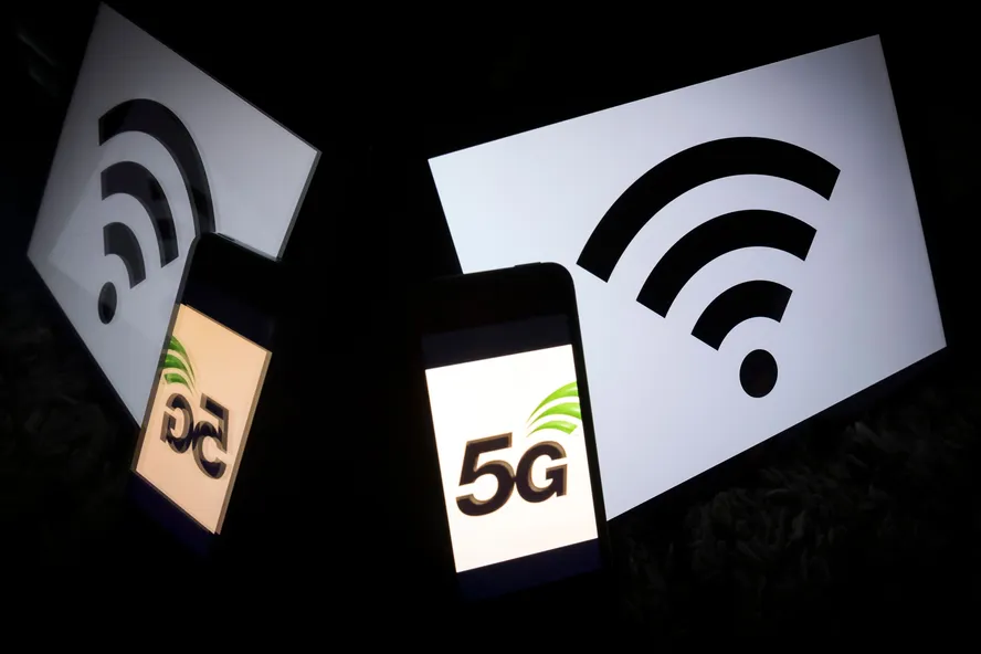 Anatel libera 5G em mais 236 cidades a partir de segunda, dia 27 de maio — Foto: AFP/AFP