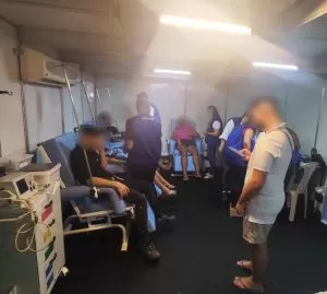 No segundo dia de funcionamento do posto 23 pessoas foram atendidas