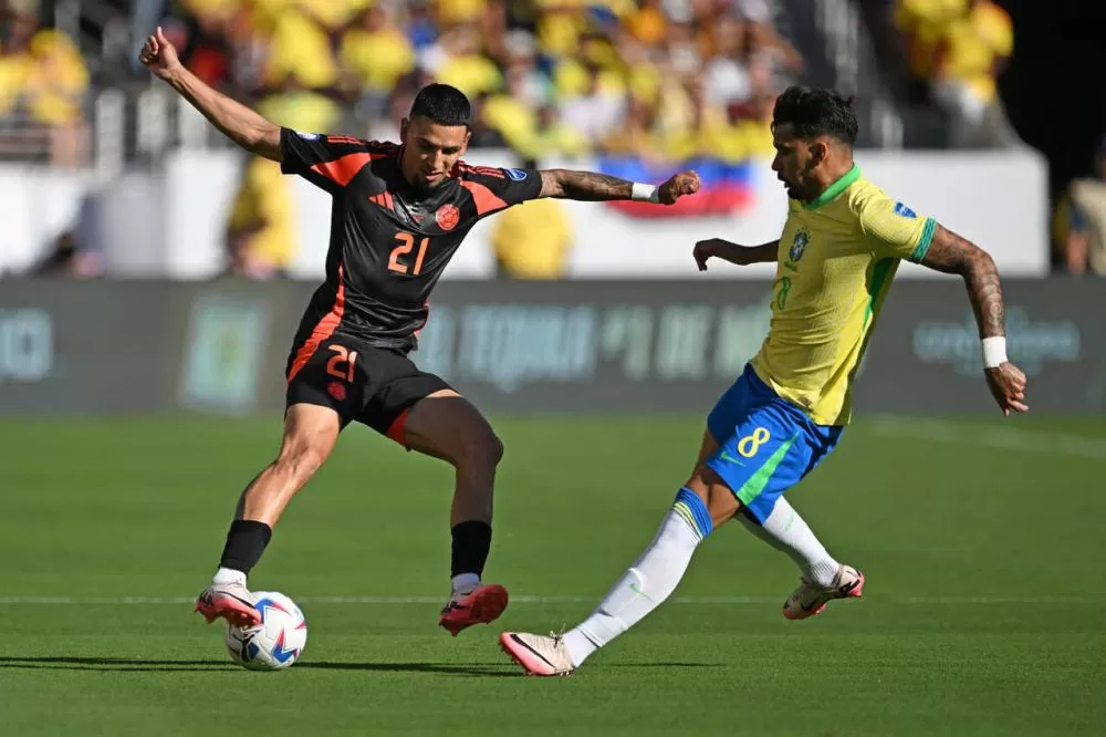 Brasil empata com a Colômbia – Foto: Patrick T. Fallon/AFP via Getty Images