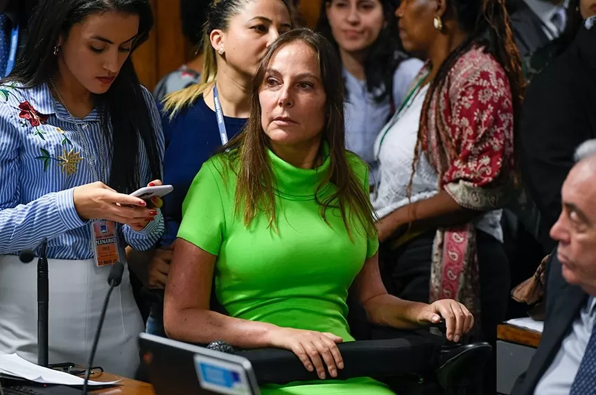 Mara Gabrilli apresentou o projeto para ajudar as crianças com Zika quando ainda era deputada federal Jefferson Rudy/Agência Senado Fonte: Agência Senado