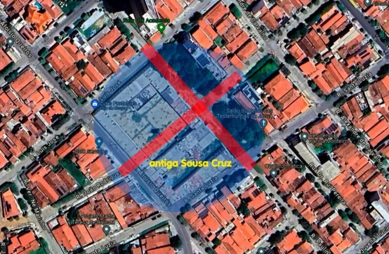 Imagem: ruas reabertas no Bairro Belo Horizonte em Patos - com Google Street View