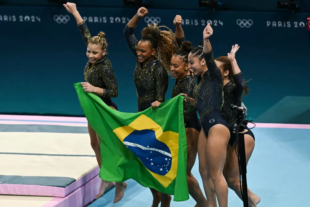 Brasil conquista o bronze na final da ginástica artística por equipes das Olimpíadas de Paris