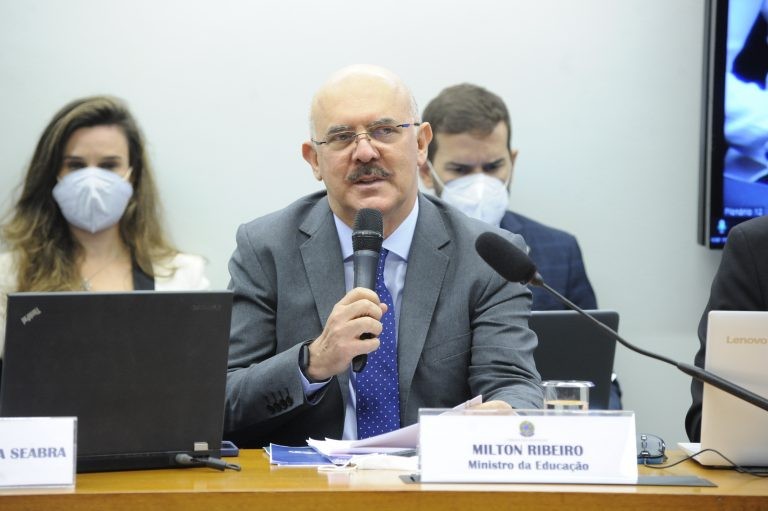 Milton Ribeiro falou à Comissão de Educação da Câmara dos Deputados - (Foto: Gustavo Sales/Câmara dos Deputados)