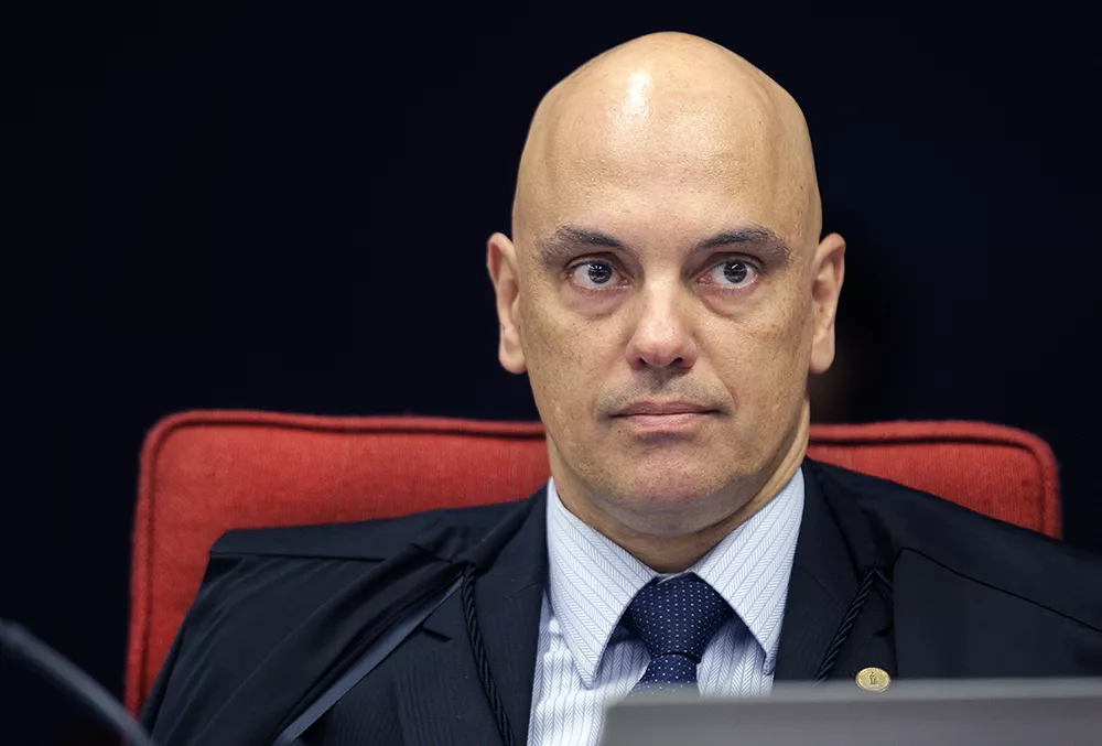 Moraes ganha da Folha o carimbo de 'o grande censor' (Foto: Nelson Jr./SCO/STF )