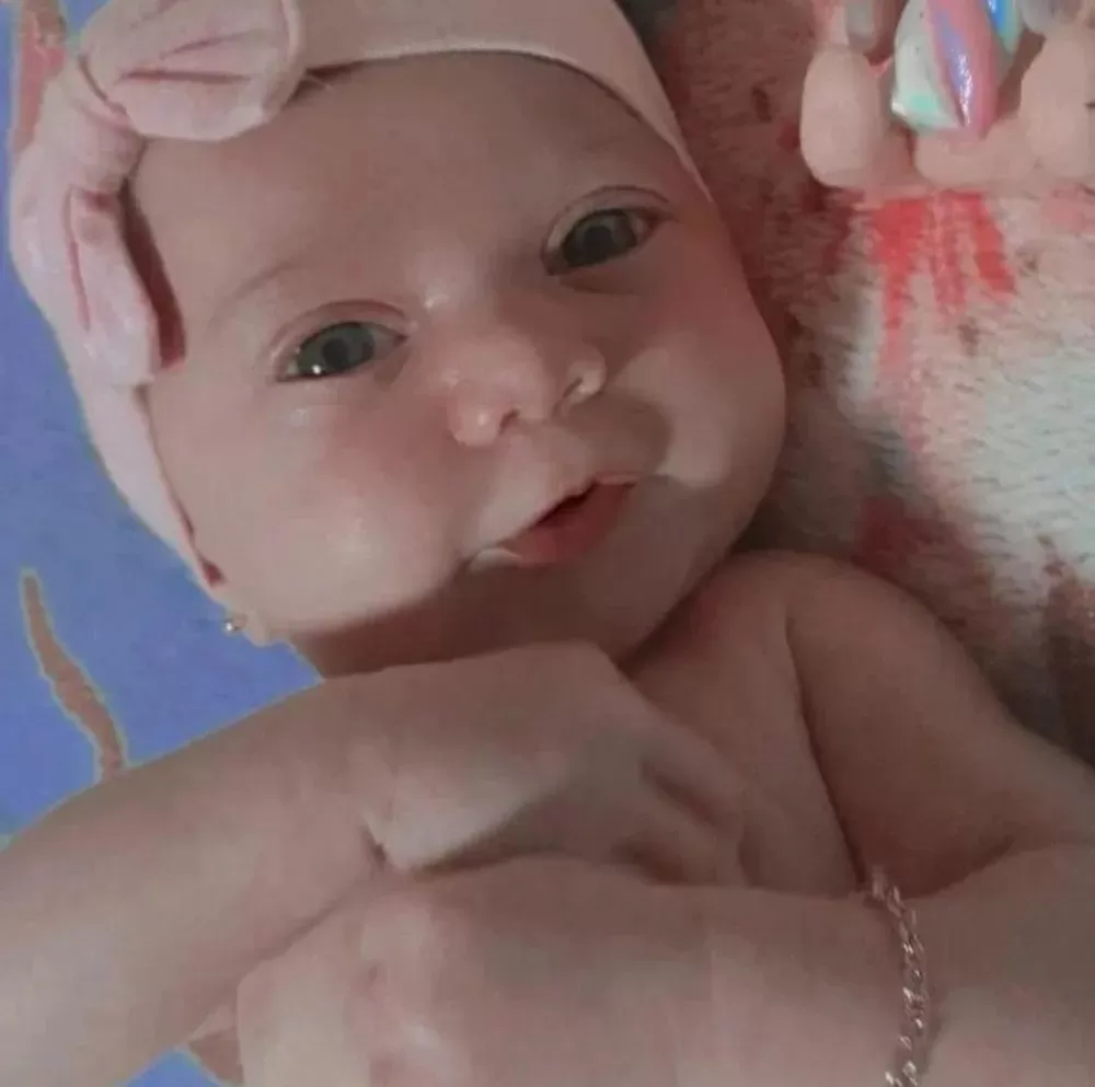 Bebê de apenas seis meses foi morta em novembro de 2023, em São José de Piranhas. (Foto: Reprodução/Redes Sociais)