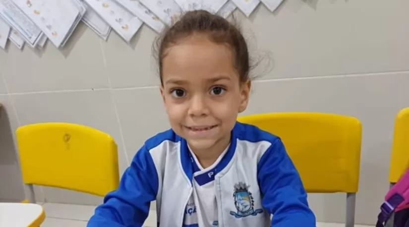 Aylla Félix dos Santos tinha apenas 6 anos - Foto: reprodução/redes sociais