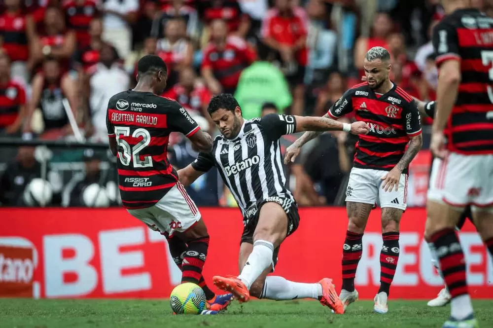 Flamengo foi superior ao Atlético, mas final da Copa do Brasil está em aberto – Foto: Pedro Souza / Atlético